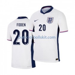England Phil Foden 20 Män Hemma Matchtröja Euro 2024 Kortärmad