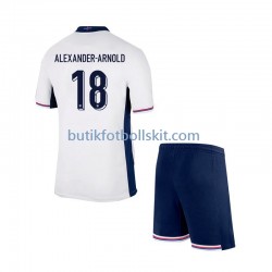 England Trent Alexander-Arnold 18 Barn Hemma Matchtröja Euro 2024 Kortärmad