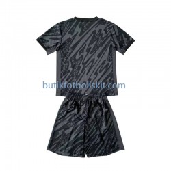 Frankrike Målvakt Barn Borta Matchtröja Euro 2024 Kortärmad