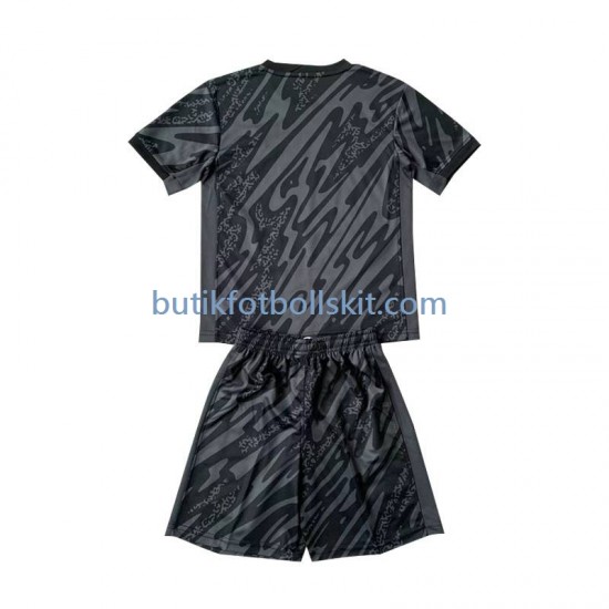 Frankrike Målvakt Barn Borta Matchtröja Euro 2024 Kortärmad