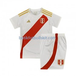 Peru Barn Hemma Matchtröja 2024 Kortärmad