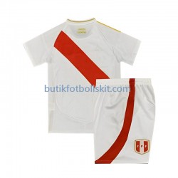 Peru Barn Hemma Matchtröja 2024 Kortärmad