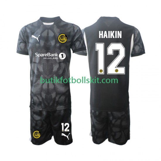 FK Bodø/Glimt Nikita Haikin 12 Målvakt Barn Hemma Matchtröja 2025 Kortärmad