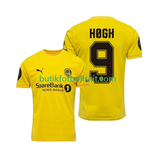 FK Bodø/Glimt Kasper Hogh 9 Män Hemma Matchtröja 2025 Kortärmad