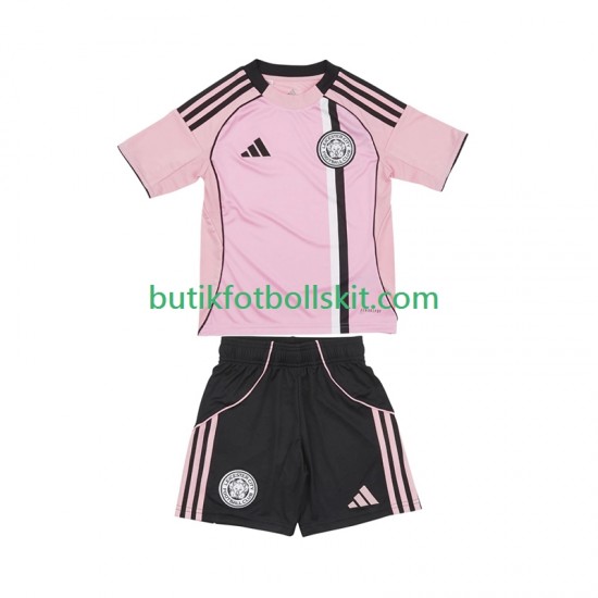 Leicester City Barn Tredje Matchtröja 2025/26 Kortärmad