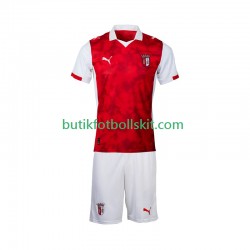 SC Braga Barn Hemma Matchtröja 2025/26 Kortärmad