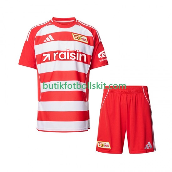 Union Berlin Barn Hemma Matchtröja 2025/26 Kortärmad