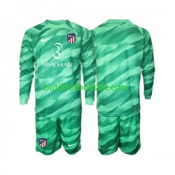 Atlético Madrid Green color Målvakt Barn Borta Matchtröja 2023/24 Långärmad