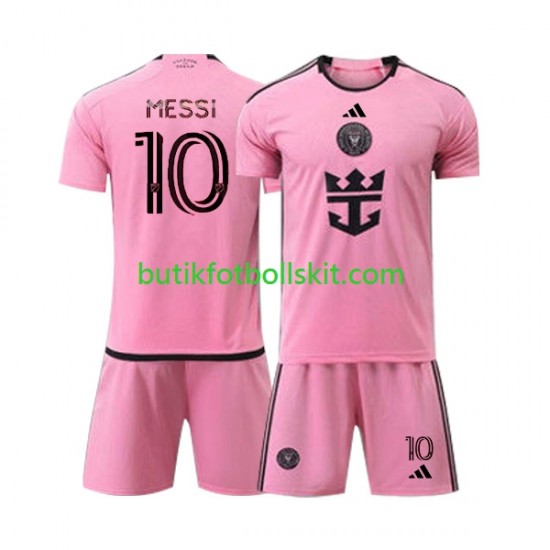 Inter Miami Lionel Messi 10 Barn Hemma Matchtröja 2024 Kortärmad