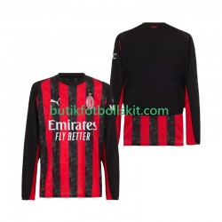 AC Milan Män Hemma Matchtröja 2025/26 Långärmad