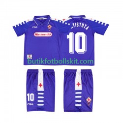 Fiorentina RUICOSTA 10 Retro Barn Hemma Matchtröja 1999 1998 Kortärmad