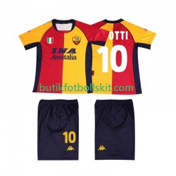 AS Roma TOTTI 10 2001 Retro Barn Hemma Matchtröja Kortärmad