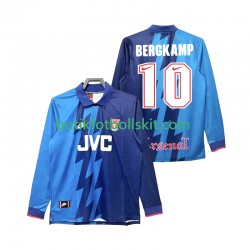 Arsenal Bergkamp 10 1995 1996 Retro Män Borta Matchtröja Långärmad