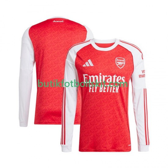 Arsenal Män Hemma Matchtröja 2025/26 Långärmad