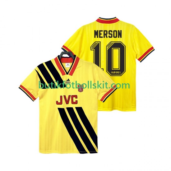 Arsenal MERSON 10 1993 1994 Retro Män Borta Matchtröja Kortärmad