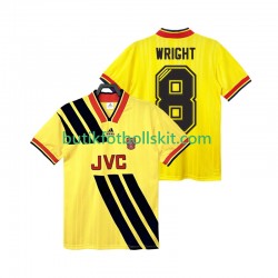 Arsenal WRIGHT 8 1993 1994 Retro Män Borta Matchtröja Kortärmad