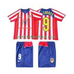 Atlético Madrid F TORRES 9 2005 Retro Barn Hemma Matchtröja 2004 Kortärmad