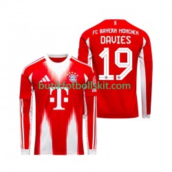 FC Bayern München Alphonso Davies 19 Män Hemma Matchtröja 2025/26 Långärmad
