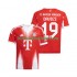 FC Bayern München Alphonso Davies 19 Män Hemma Matchtröja 2025/26 Kortärmad