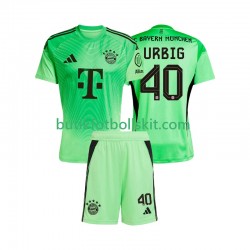 FC Bayern München Jonas Urbig 40 Målvakt Barn Hemma Matchtröja 2025/26 Kortärmad