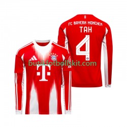 FC Bayern München Jonathan Tah 4 Män Hemma Matchtröja 2025/26 Långärmad