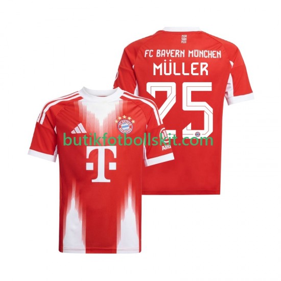 FC Bayern München Thomas Muller 25 Män Hemma Matchtröja 2025/26 Kortärmad