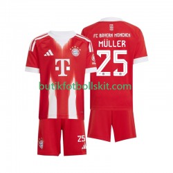 FC Bayern München Thomas Muller 25 Barn Hemma Matchtröja 2025/26 Kortärmad