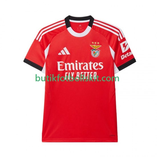 Benfica Män Hemma Matchtröja 2025/26 Kortärmad