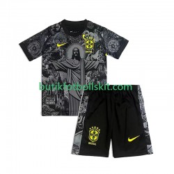 Brasilien Cheist the Redeemer Football Shirts Barn Hemma 2024 Kortärmad