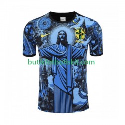 Brasilien Jesus Män Hemma Matchtröja 2024/25 Kortärmad