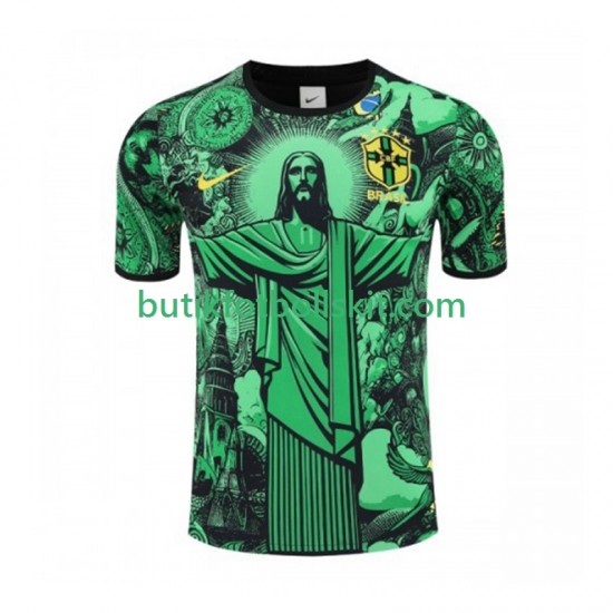 Brasilien Jesus Special Män Hemma Matchtröja 2024/25 Kortärmad