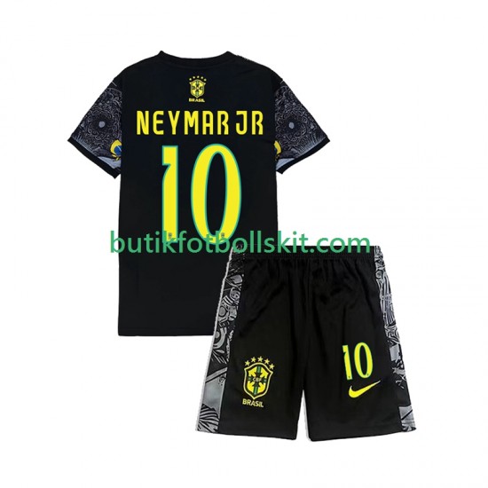 Brasilien Neymar JR 10 Cheist the Redeemer Football Shirts Barn Hemma 2024 Kortärmad