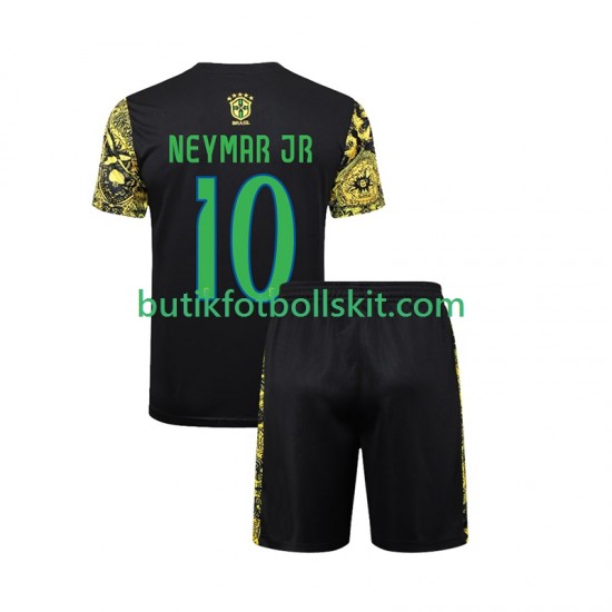 Brasilien Neymar JR 10 Jesus Barn Hemma Matchtröja 2024 Kortärmad