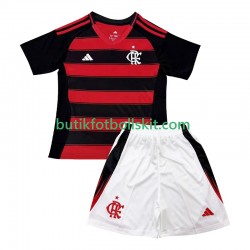 CR Flamengo Barn Hemma Matchtröja 2025/26 Kortärmad
