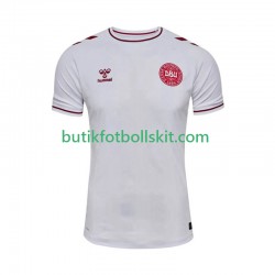 Danmark Män Borta Matchtröja 2025 Kortärmad