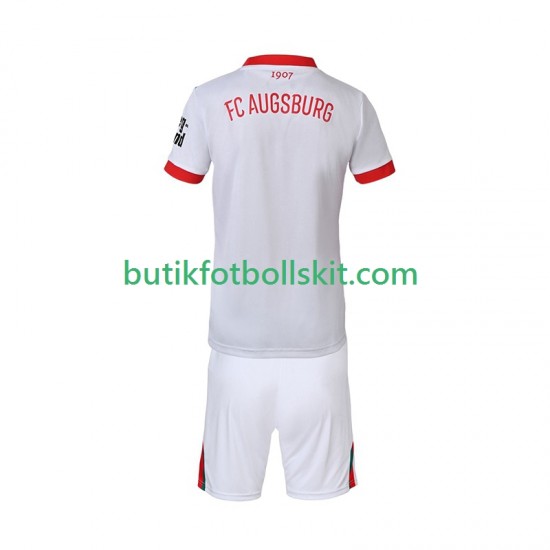 FC Augsburg Barn Hemma Matchtröja 2025/26 Kortärmad