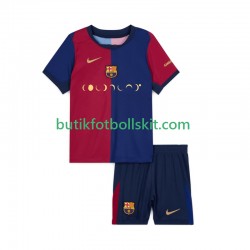 FC Barcelona Coldplay Barn Hemma Matchtröja 2024/25 Kortärmad