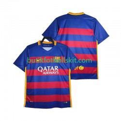 FC Barcelona 2015-2016 Retro Män Hemma Matchtröja Kortärmad
