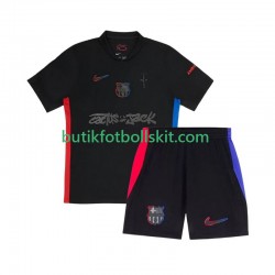 FC Barcelona TRAVIS SCOTT Barn Borta Matchtröja 2024/25 Kortärmad
