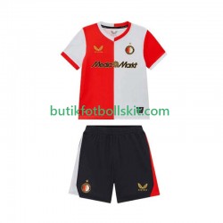 Feyenoord Rotterdam Barn Hemma Matchtröja 2025/26 Kortärmad