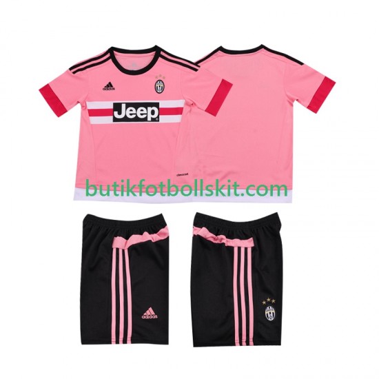 Juventus 2015 2016 Retro Barn Borta Matchtröja Kortärmad