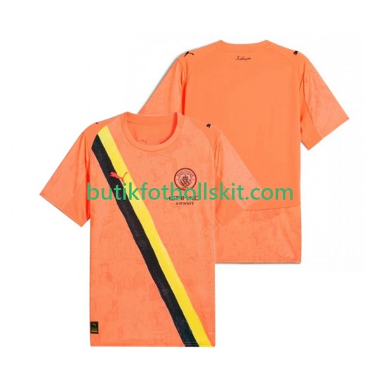 Manchester City UPER Målvakt Män Barn Hemma Matchtröja 2025/26 Kortärmad