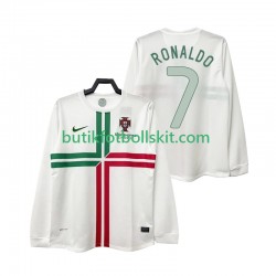 Portugal Cristiano Ronaldo 7 2012 Retro Män Borta Matchtröja Långärmad
