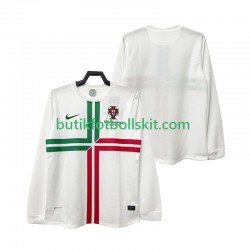 Portugal 2012 Retro Män Borta Matchtröja Långärmad