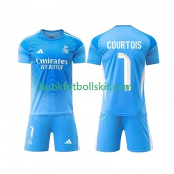 Real Madrid Thibaut Courtois 1 Målvakt Barn Hemma Matchtröja 2025/26 Kortärmad