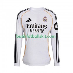 Real Madrid Män Hemma Matchtröja 2025/26 Långärmad