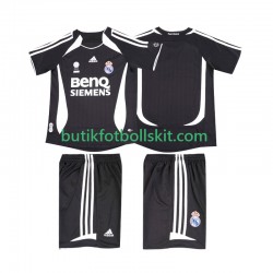Real Madrid 2007 Retro Barn Borta Matchtröja 2006 Kortärmad
