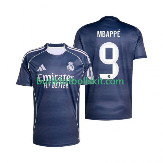 Real Madrid Mbappé Kylian 9 Män Borta Matchtröja 2025/26 Kortärmad