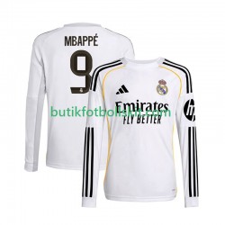 Real Madrid Mbappé Kylian 9 Män Hemma Matchtröja 2025/26 Långärmad