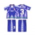 Real Madrid R CARLOS 3 1996-1997 Retro Barn Borta Matchtröja Kortärmad
